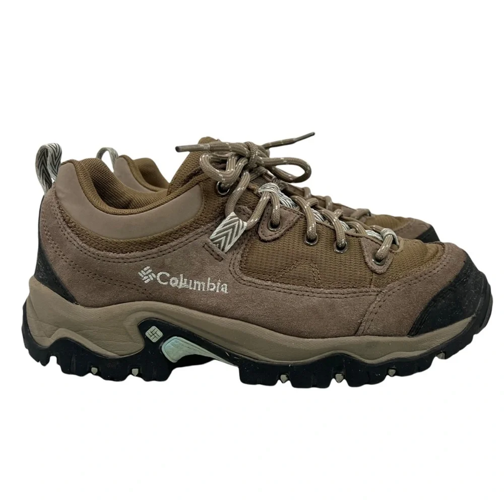 Columbia Birke Trail Brown Suede Hiking Walking Shoes